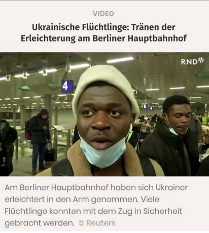 Ukrainische Fluechtlinge