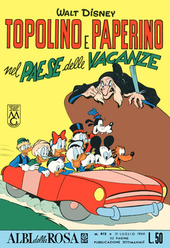Albi della Rosa 0612 - Topolino e Paperino nel paese delle vacanze (1966)