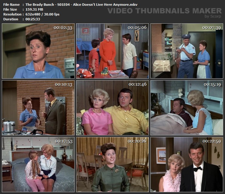 The Brady Bunch - S01E04 - Alice Doesn't Live Here Anymore.mkv
