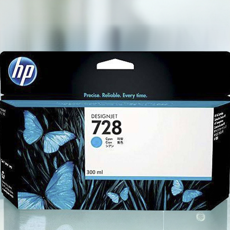 Cartucho de Tinta HP 728 Ciano 300ml