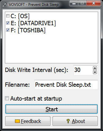 Prevent Disk Sleep 2.9