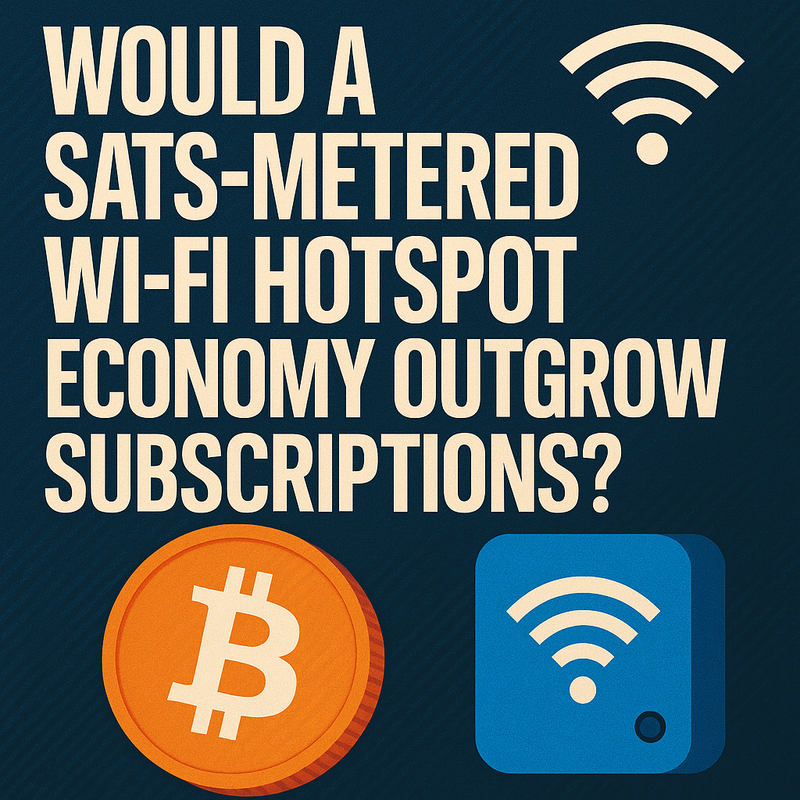 Would a sats-metered Wi-Fi hotspot economy outgrow subscriptions?