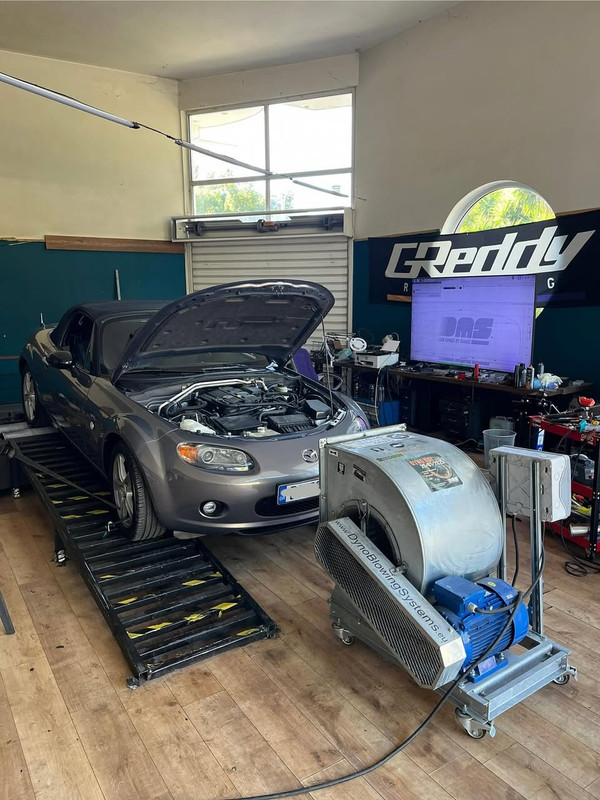 MX5 NC 1.8 dyno run at DMS Tuned Greece