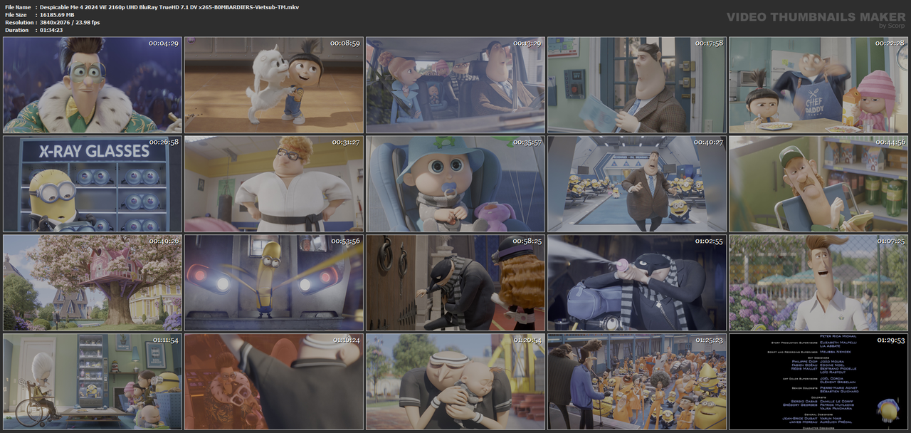 Despicable Me 4 2024 ViE 2160p UHD BluRay TrueHD 7.1 DV x265-B0MBARDIERS-Vietsub-TM.mkv