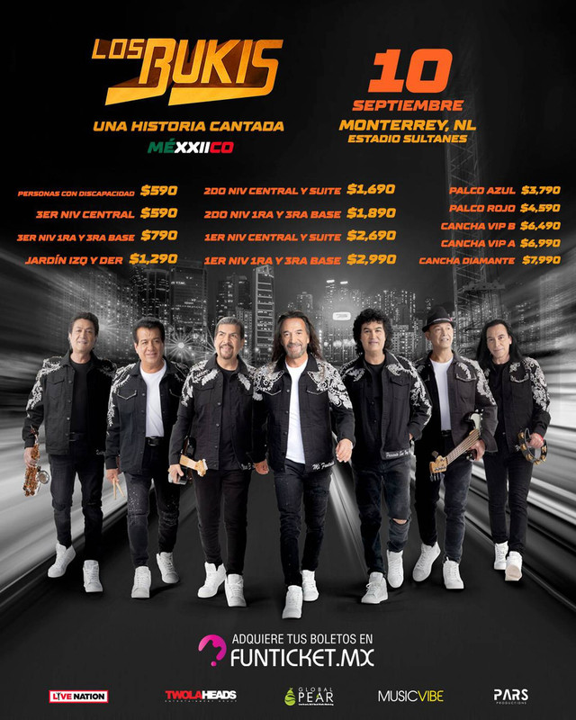 Anuncian precios para el concierto de 