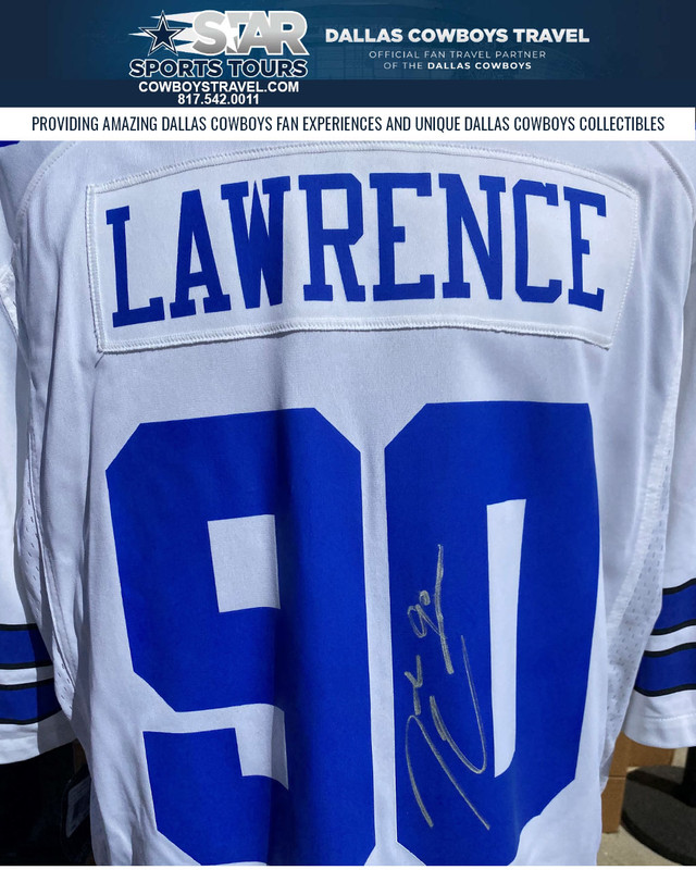 demarcus lawrence signed jersey