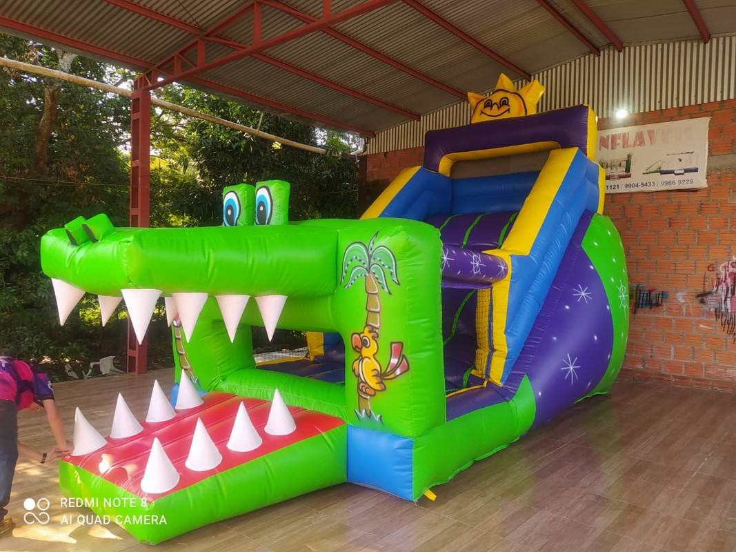 Tobogã Jacaré 2 em 1 - Foto 1