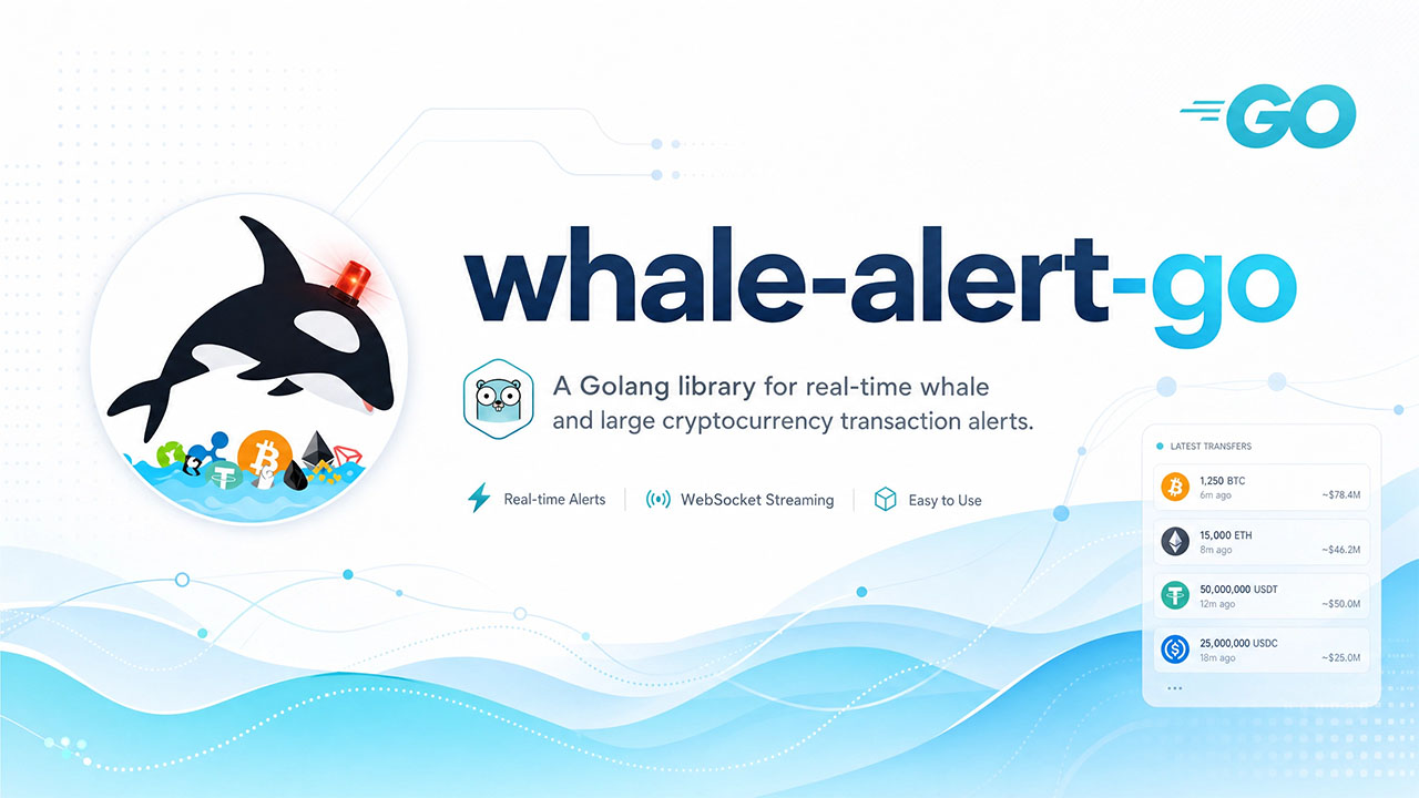 Whale Alert Golang SDK