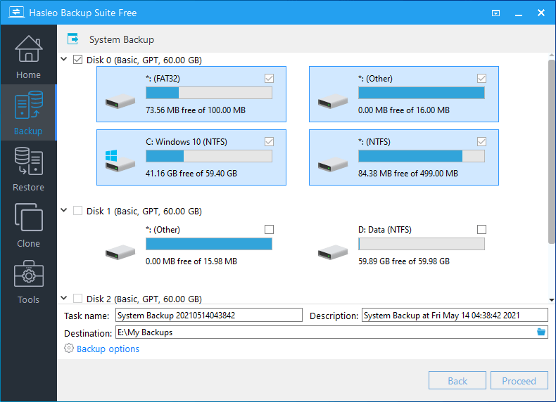 Hasleo Backup Suite version 2.0 Hasleo Backup Suite version 2.0