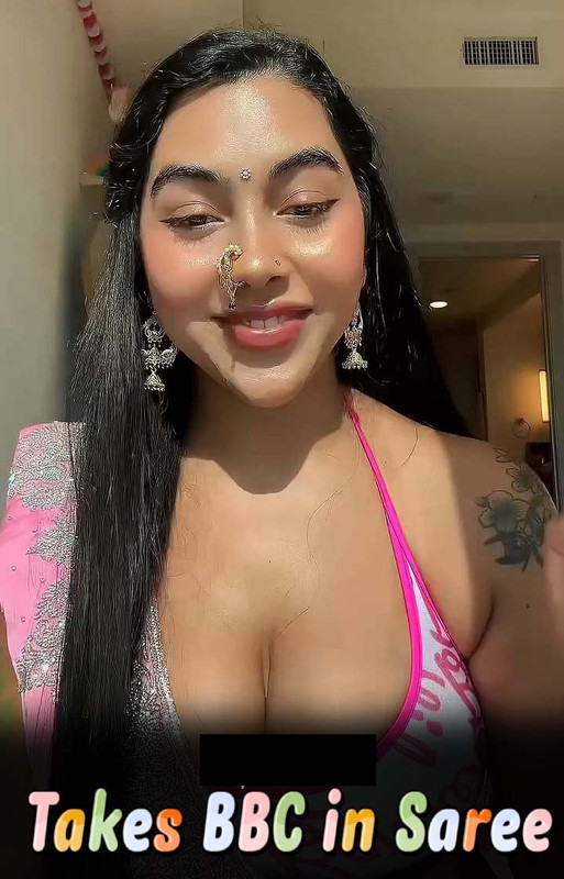 Takes BBC in Saree (2025) Uncut Hindi OnlyFans Hot Short Film 720p Watch Online