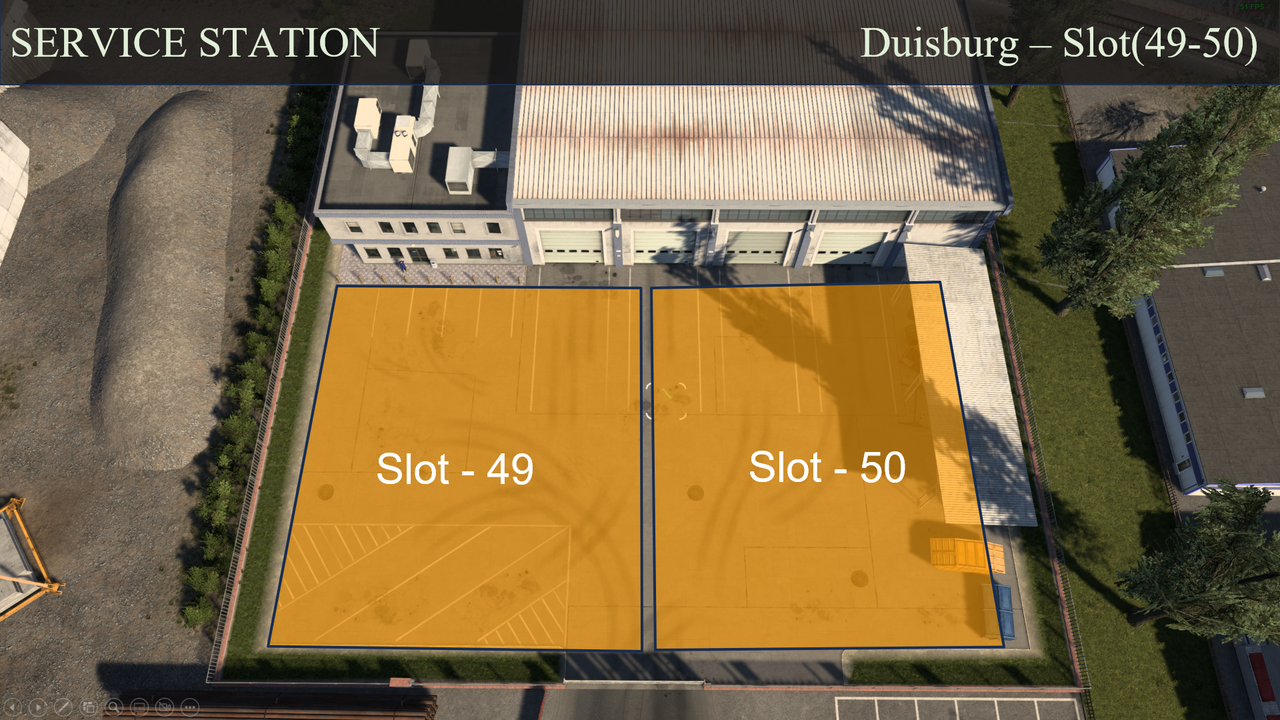 SERVICE STATION (F7) (Slots49&50)