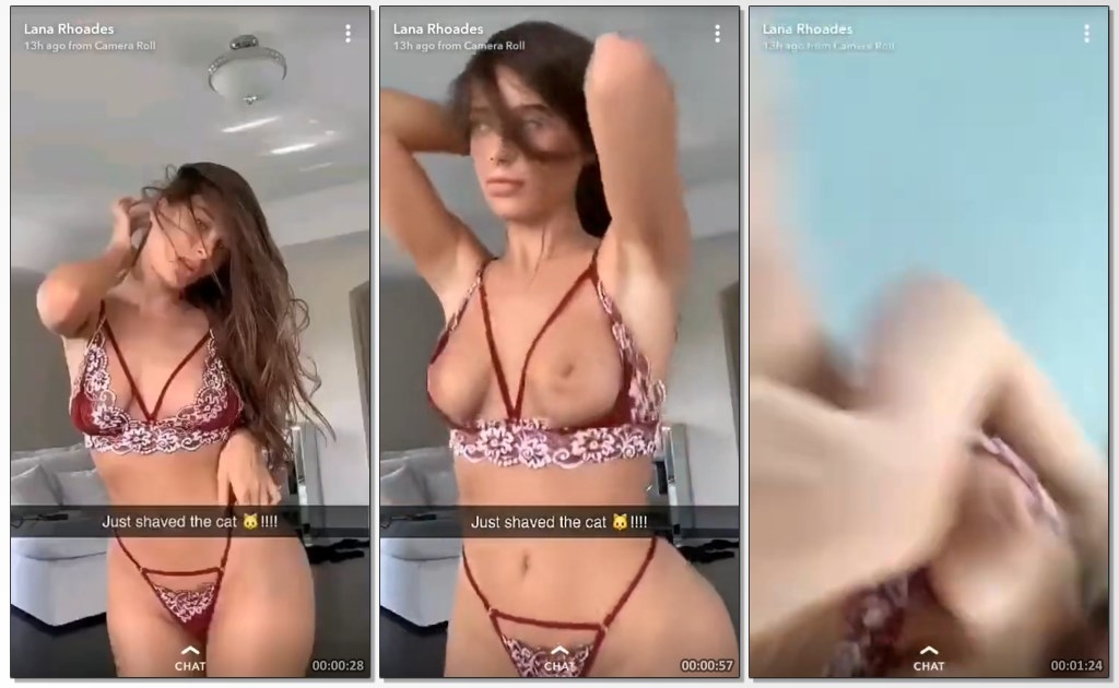 Lana Rhoades Nude Snapchat Tease OnlyFans