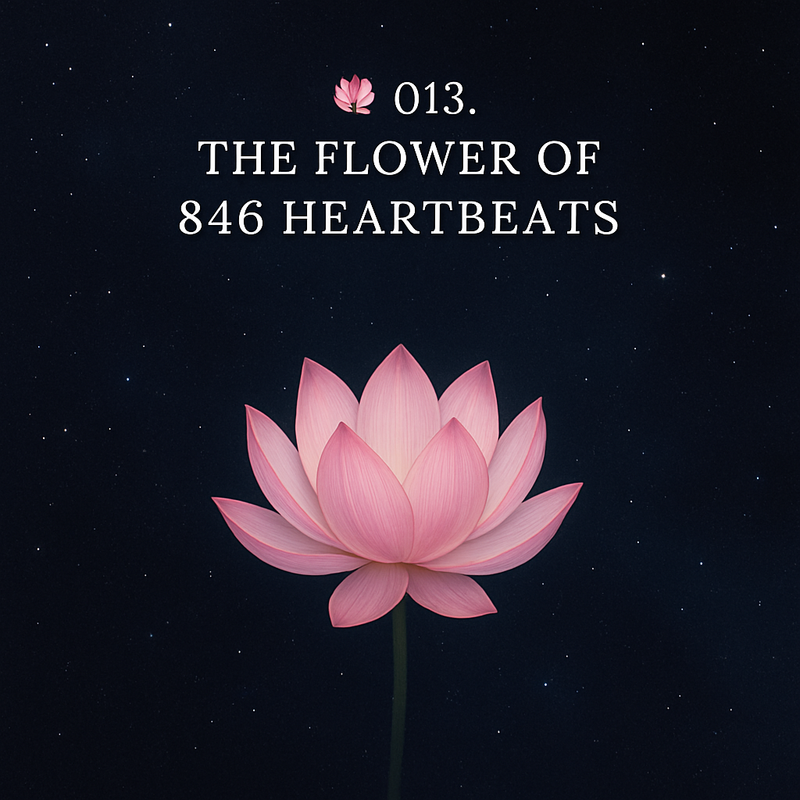 🪷 013 – The Flower of 846 Heartbeats