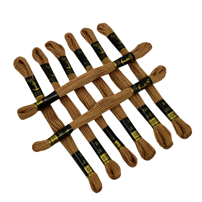 Anchor Cross Stitch Threads Stranded Cotton Beautiful Embroidery Floss 25 Skeins - Picture 127 of 156