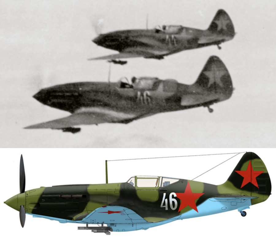 Mikoyan-Gurevich-MiG-3-6IAD-White-46-and-44-in-formation-over-Moscow-spring-1942-01