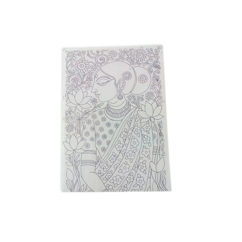 Penkraft Sakhi Art on Sunboard Frame DIY Kit | Complete DIY Craft Kit for Beginners & Hobby Artists