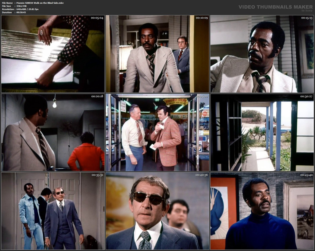 Mannix S08E04 Walk on the Blind Side.mkv