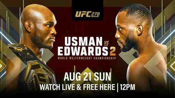  Watch UFC 278 