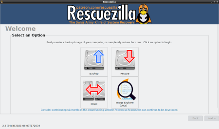 Rescuezilla 2.3.1 (x64)