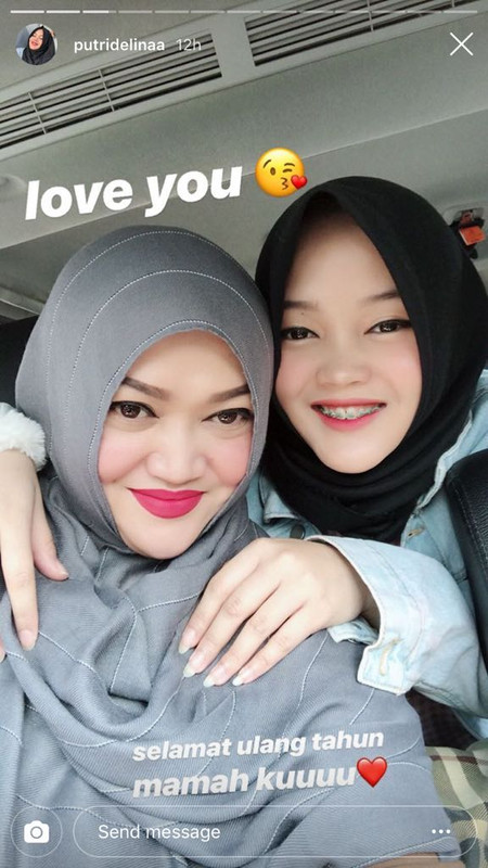 Instastory Putri Delina