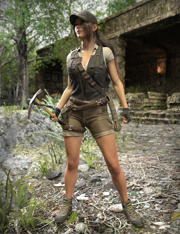 Adventure Outfit for Genesis 8 Female(s) Adventure Outfit for Genesis 8 Female(s)
