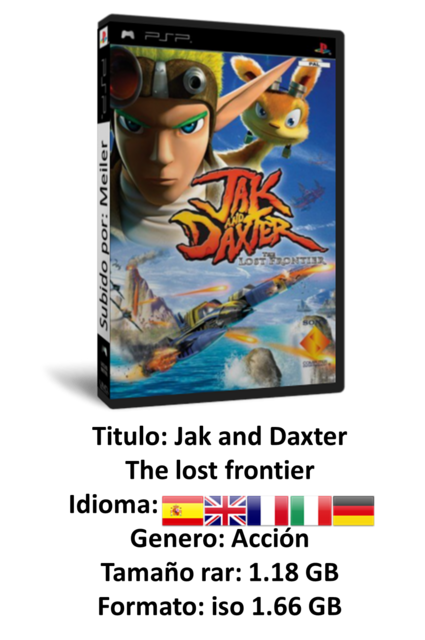 Jak And Daxter The Lost Frontier [PSP] [EUR] [ISO] [Google Drive]  [Mediafire] Español - English - Français - italiano - Deutsch 1 link