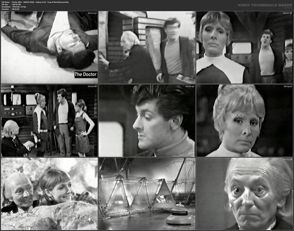 Doctor Who - S03E01 (018) - Galaxy 4 (2) - Trap of Steel (Recon).mkv