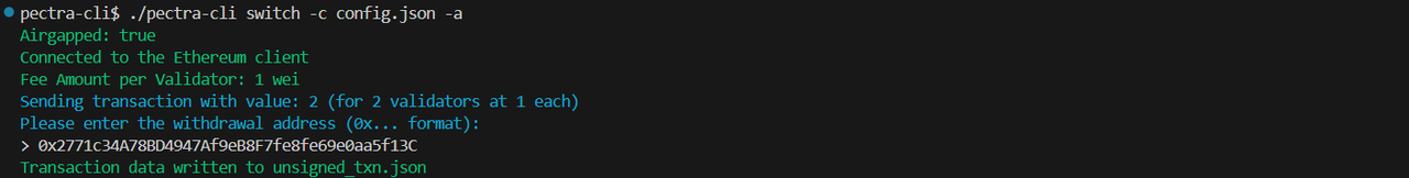 Sample Airgapped Output