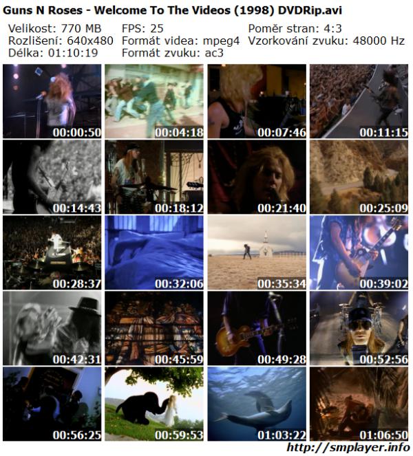 Guns N' Roses - Welcome To The Videos (1998)