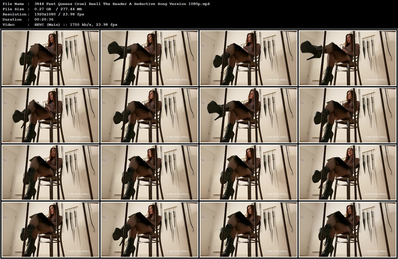 3844 Feet Queens Cruel Reell The Reader A Seductive Song Version 1080p mp4