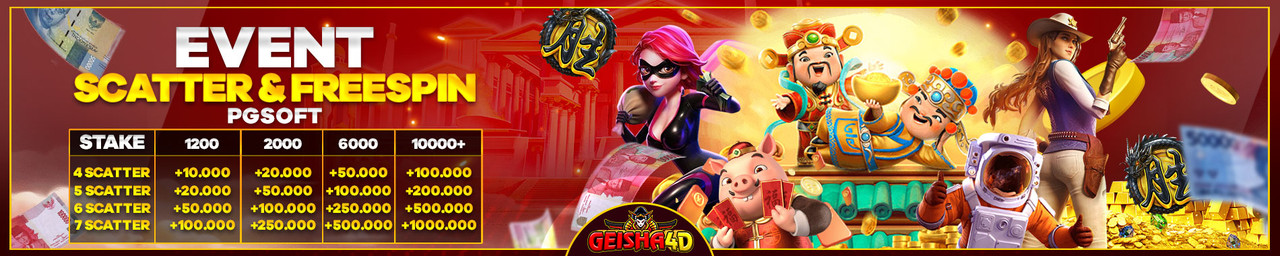 BONUS SEMUA EVENT GEISHA4D