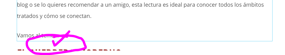 no espacio