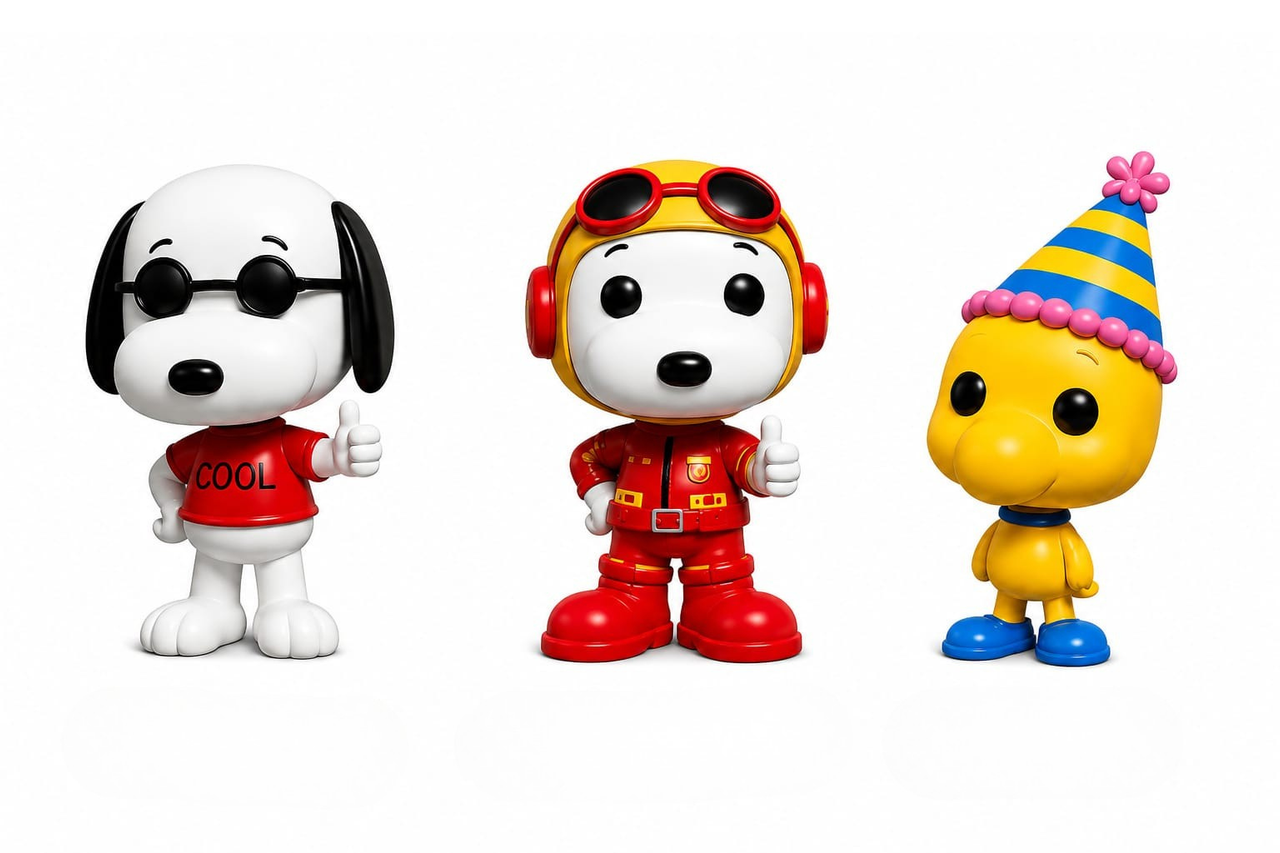Colecci&oacute;n de figuras Snoopy y Woodstock