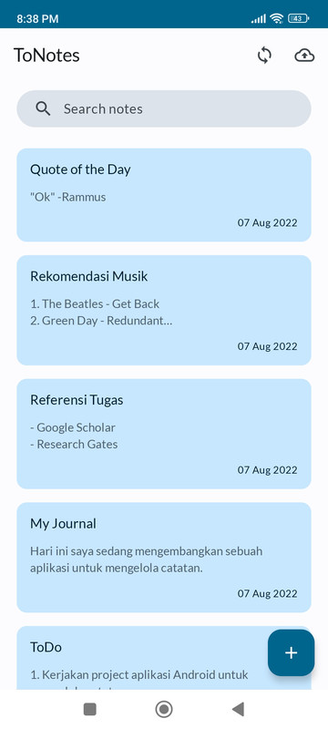 GitHub - ajailani4/tonotes: An Android app for managing notes · GitHub