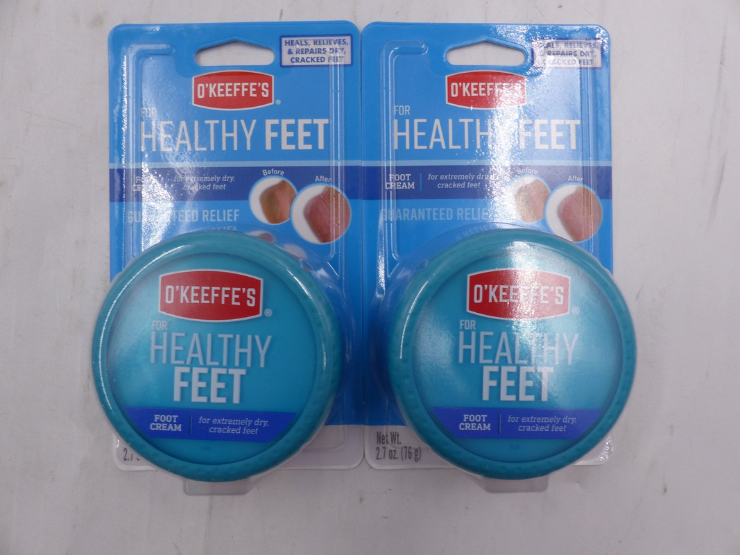 LOT OF TWO OKEEFE'S HEALTHY FOOT FEET CREAM 2.7OZ