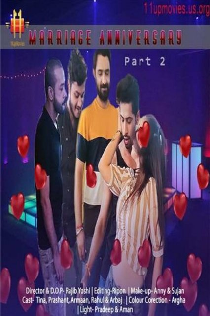 18+ Marriage Anniversary (2021) S01E2 Hindi Web Series 720p HDRip 200MB Download