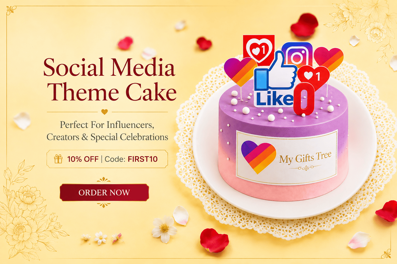 combo cake and gift