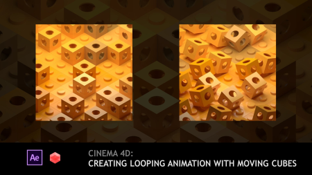 Cinema 4D: Creating looping animation with moving cubes