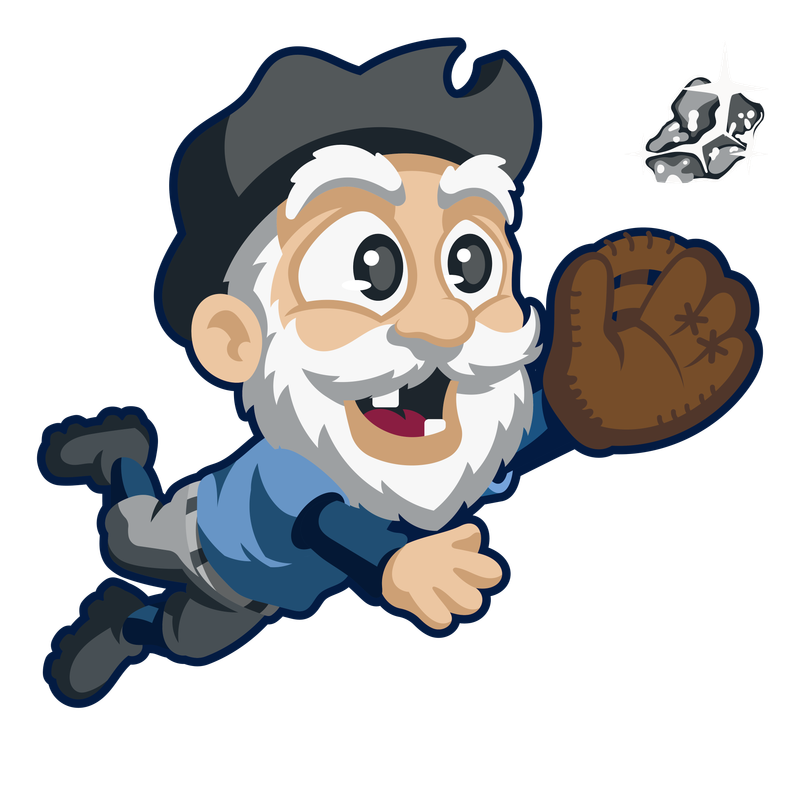 Prospector Baseball Mascot