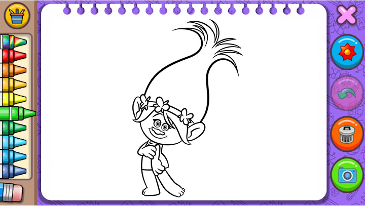 Download Trolls Coloring Book APK