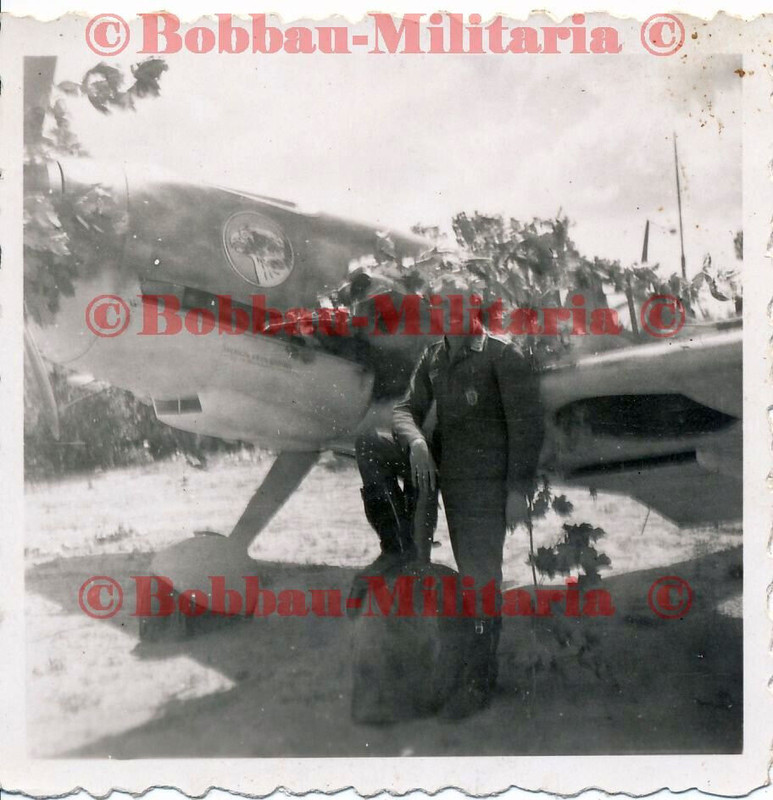 L230 Foto Messerschmitt Me Bf 109 Jagdflugzeug Emblem Jagdgeschwader 51 Mölders