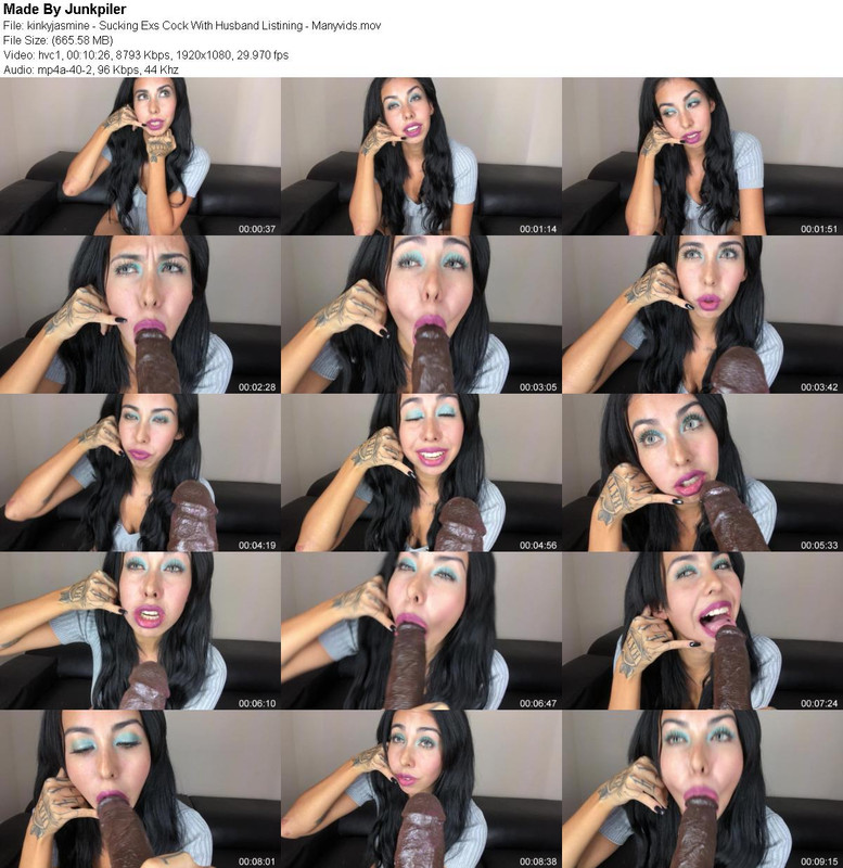 kinkyjasmine_-_Sucking_Exs_Cock_With_Husband_Listining_-_Manyvid