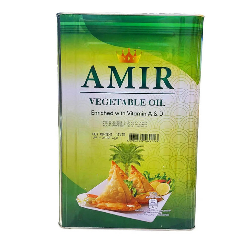 Amir Vegetable Oil Tin 1x17L