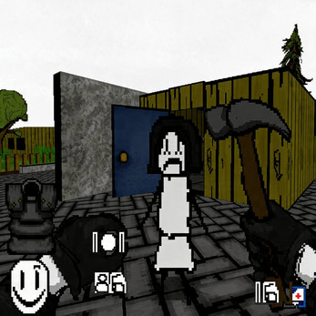 The Pink Valley screenshot with a surreal pink atmosphere