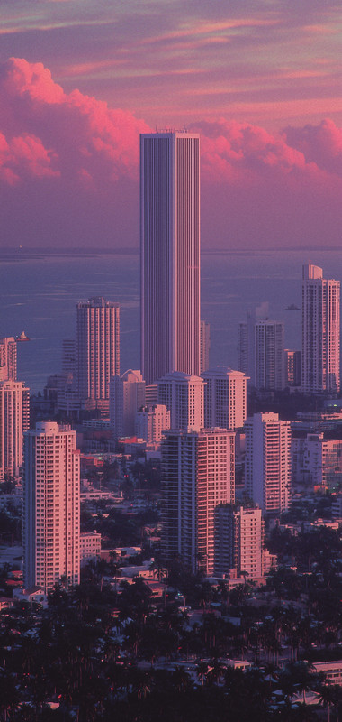 wide view of downtown Miami under evening haze 1990 beauty mi 42e4620e 51d2 46ad 99ba 81aaa8e52cf5 0