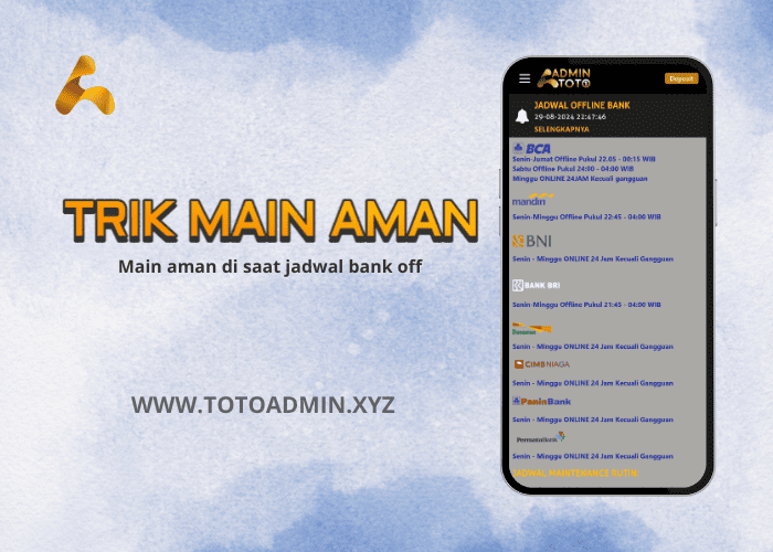 Trik Aman Main di Masa Gangguan Jadwal Bank