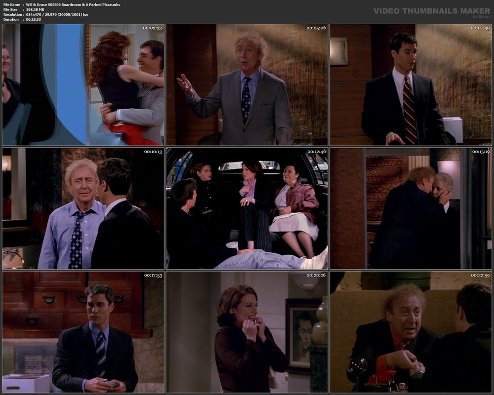 Will & Grace S05E06 Boardroom & A Parked Place.mkv