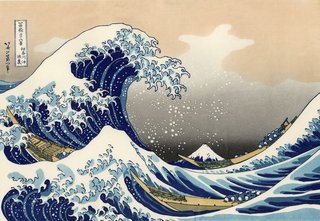 La gran ola de Kanagawa. Hokusai