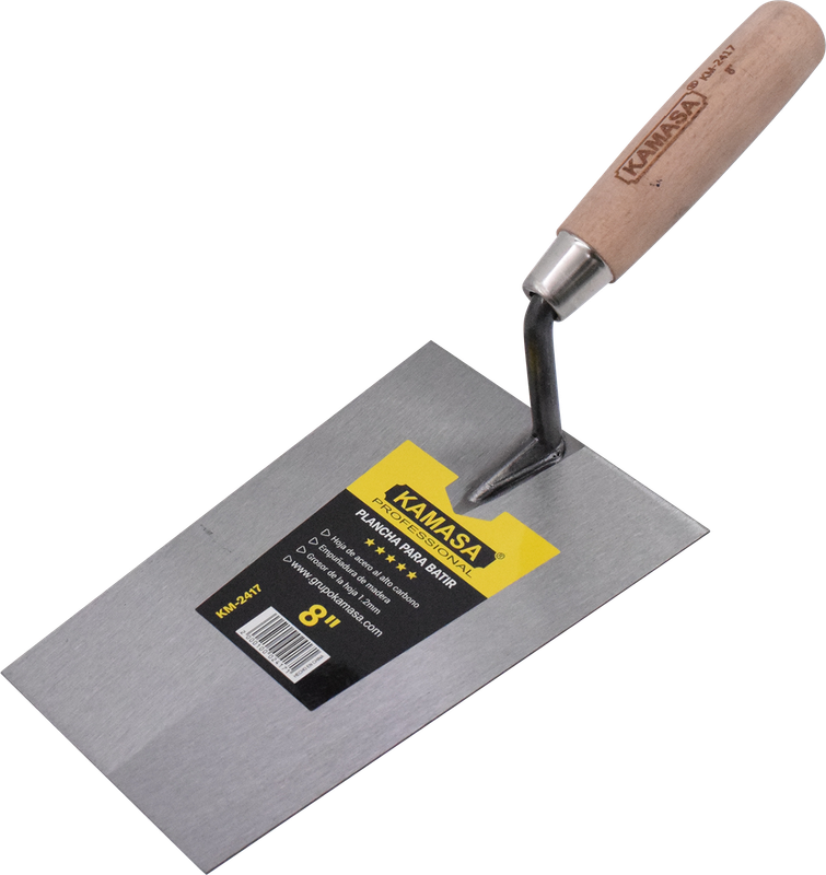 PLANCHA  PARA BATIR M/MADERA  8" KAMASA