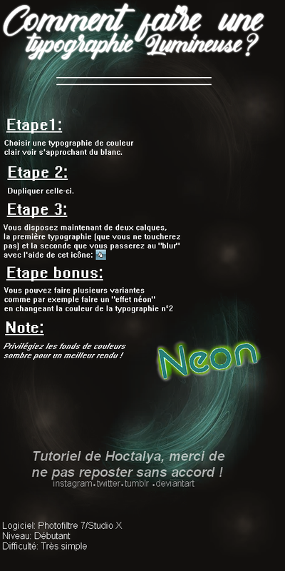 Tutoriel Typo lumière